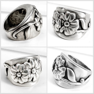 Heavy floral detail band