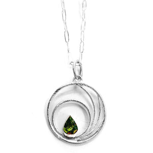 Emerald Tear Drop Necklace