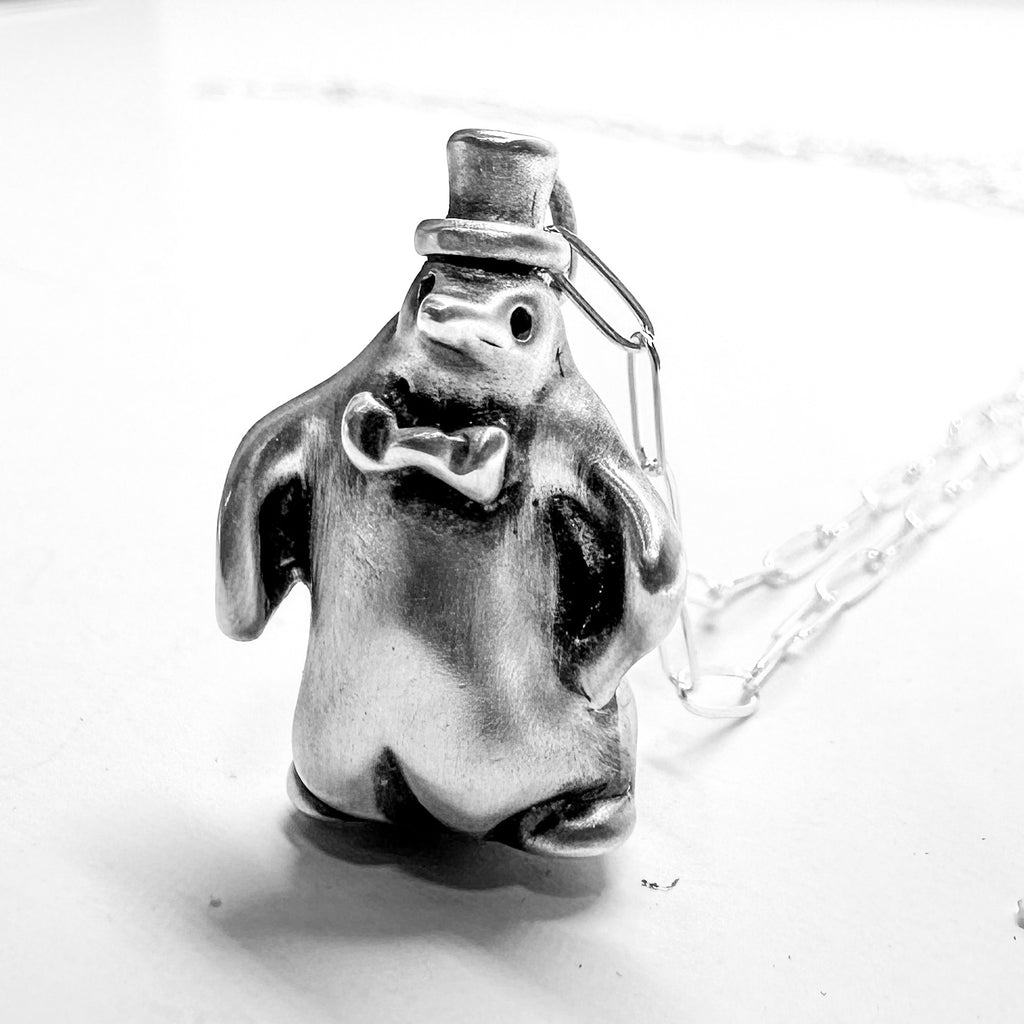 Penguin Pendant Necklace