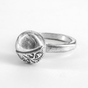 Victorian Sterling Bean Ring