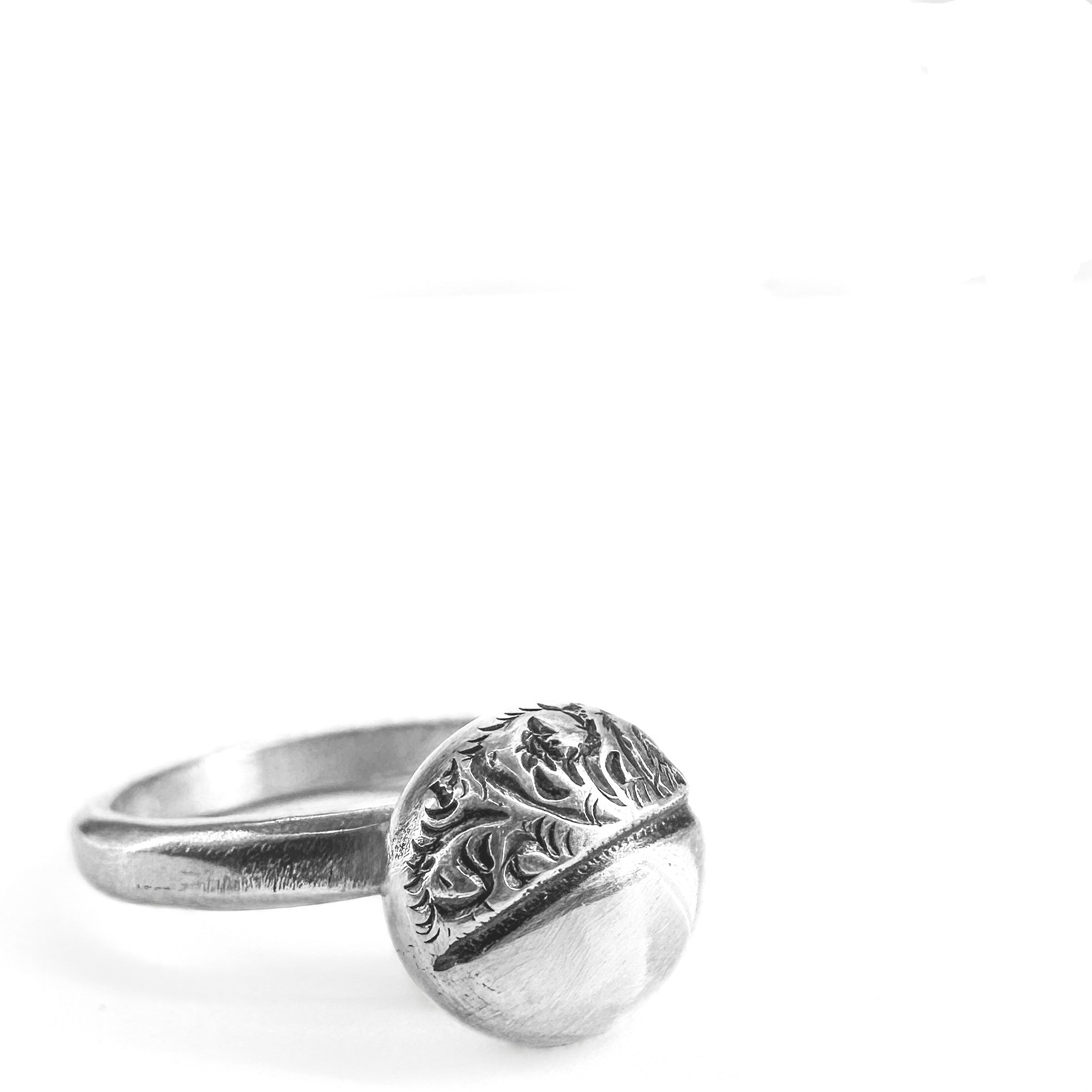 Victorian Sterling Bean Ring