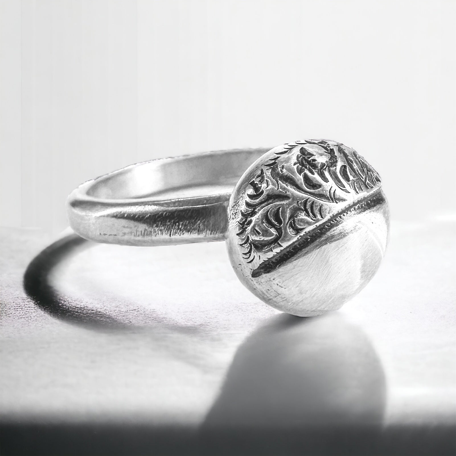 Victorian Sterling Bean Ring
