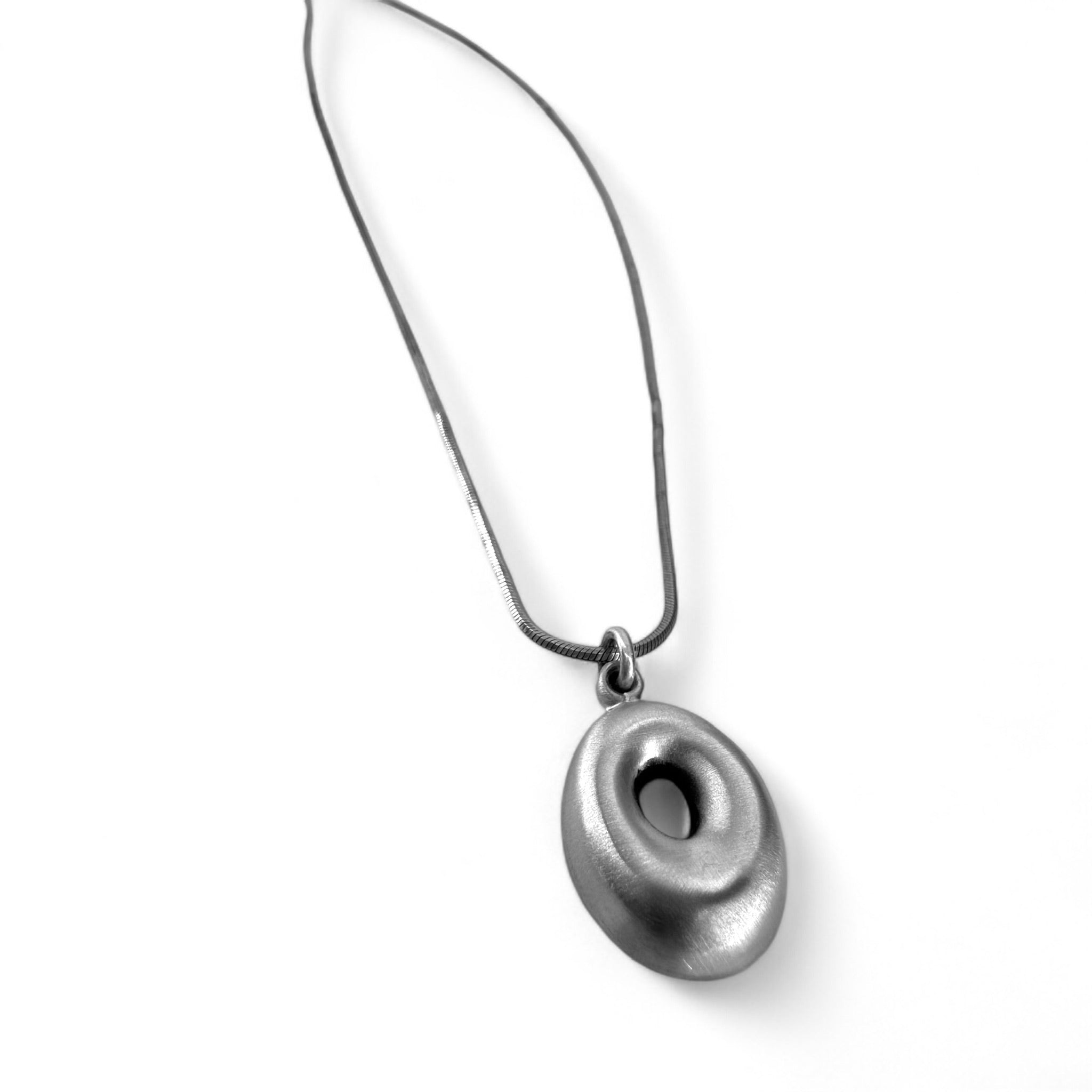 Chunky Oval with Cut Out Pendant