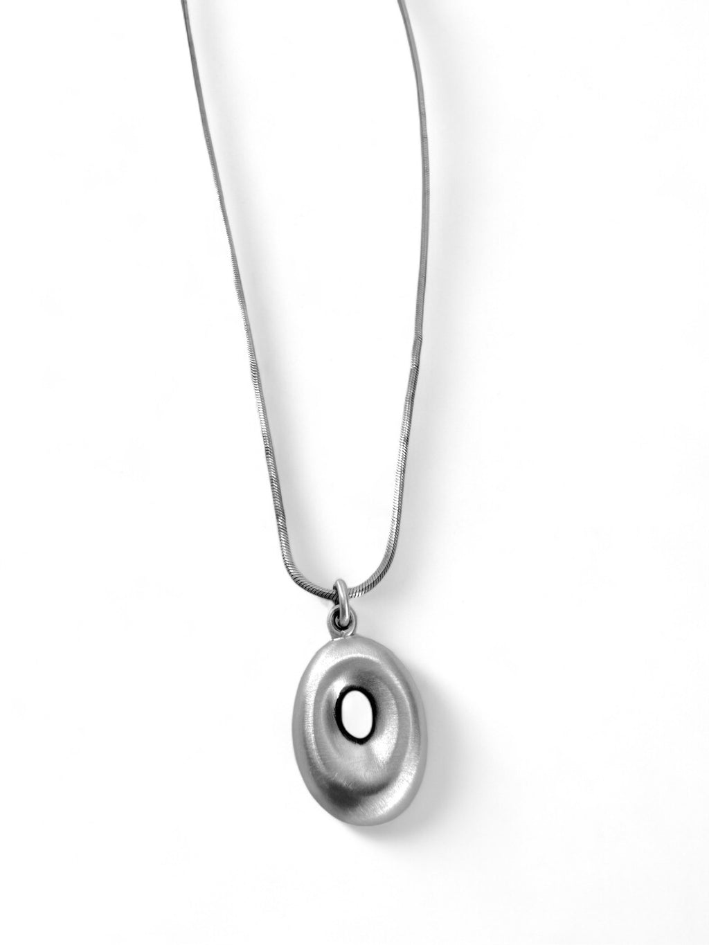 Chunky Oval with Cut Out Pendant