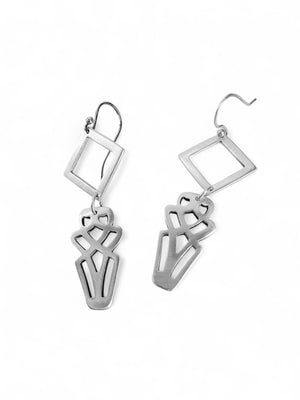 Unique Geometric Dangle Earrings