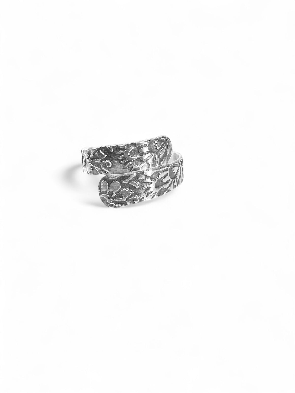 Engraved Dual Band Ring