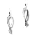 Abstract heart Dangle Earrings