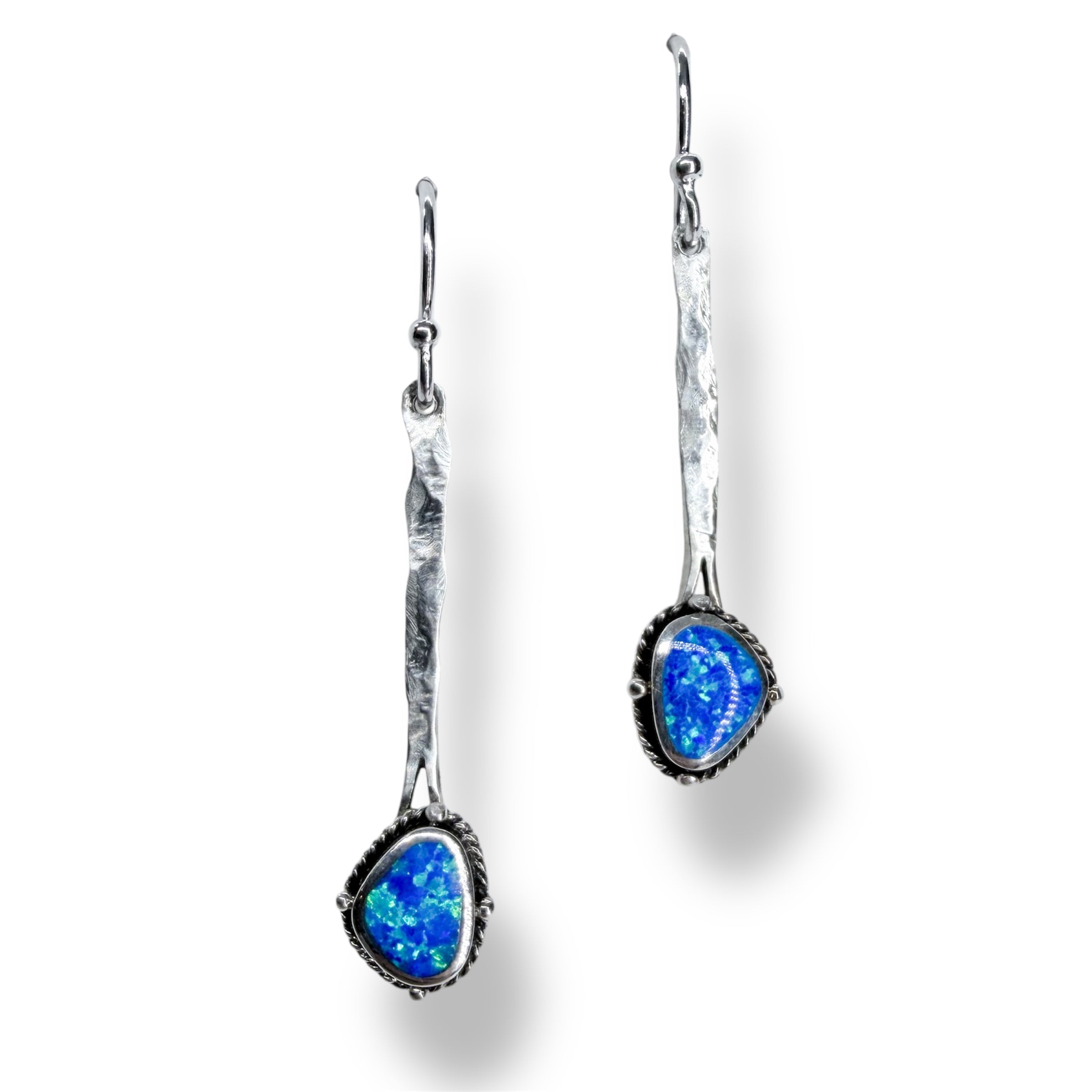Dangle Opal Drop Earrings