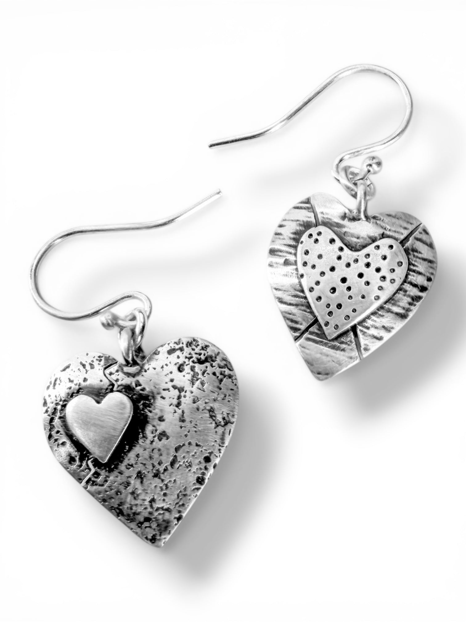 Double Heart Earrings