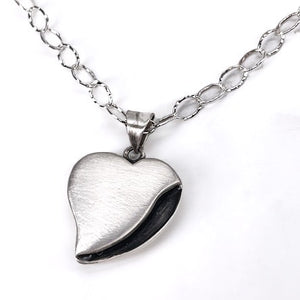 Modern and Vintage Double Sided Heart